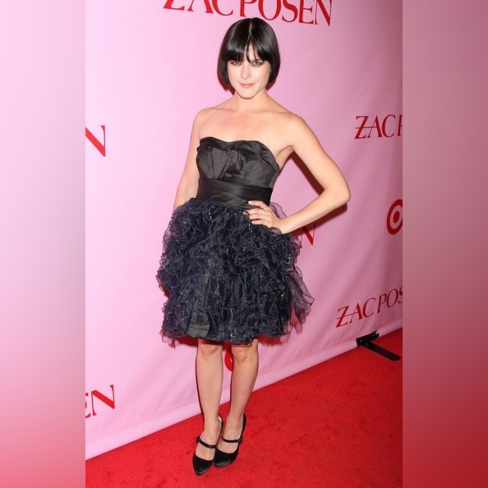 🖤💙Zac Posen x Target 2 piece ruffle formal dress💙🖤